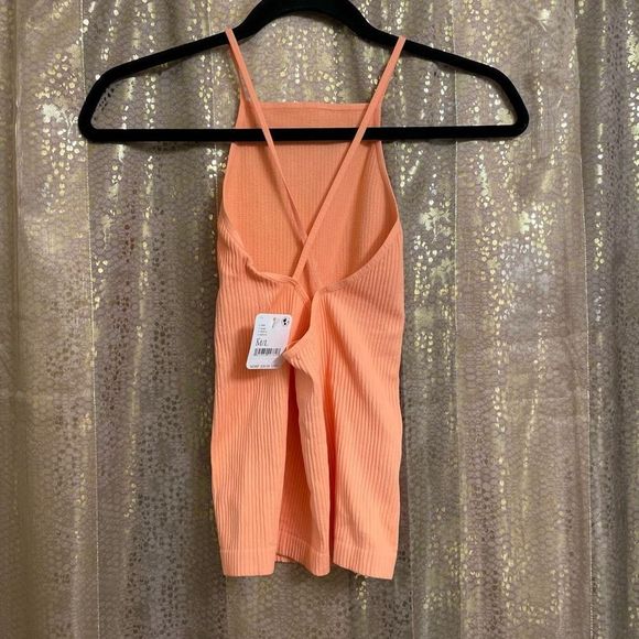 Intimately Free People Mmkay Seamless Tank in Mango XS/S, NWT - Picture 5 of 5